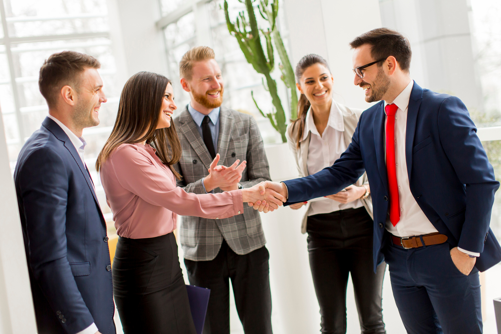 Business Partners Handshaking